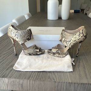 Jimmy Choo Snakeskin Heels
